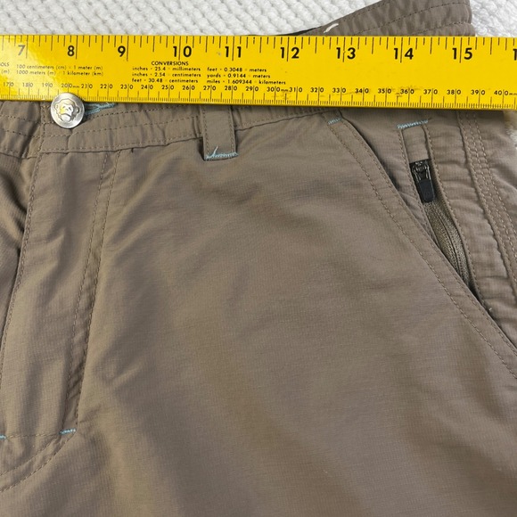 Howler Brothers Horizon Hybrid Shorts Mens 34 Brown Nylon Ripstop Fishing Hiking - Picture 5 of 12